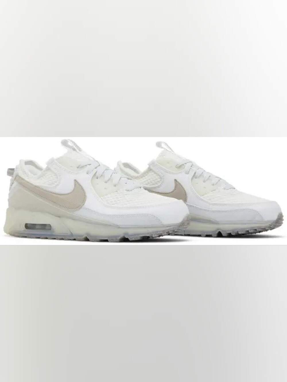 NIKE AIR MAX TERRASCAPE 90 SHOES DM0033-100 SUMMIT WHITE / LT IRON